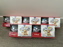 Sam's Club Pokemon Prismatic ETB and Pokeball Bundle Sealed Lot of 5 - Image 1