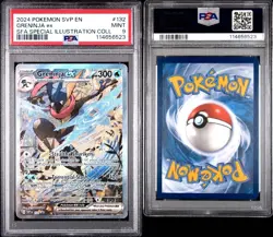 Pokemon TCG Greninja EX Black Star Promo SVP Shrouded Fable 2024 PSA 9 - Image 1