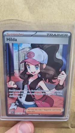 Pokemon TCG - Hilda - White Flare - 164/086 - Full Art Pack Fresh NM - Image 2