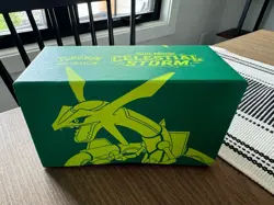 Pokemon TCG Celestial Storm EMPTY Elite Trainer Box and Sleeves (Unopened) - Image 2