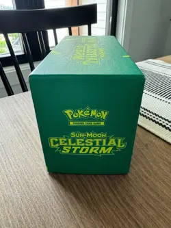 Pokemon TCG Celestial Storm EMPTY Elite Trainer Box and Sleeves (Unopened) - Image 3