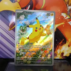 Pikachu 088 Black Star Promo Illustration Rare SVP088 NM Pokemon TCG - Image 1