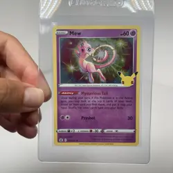 Mew 11/25 Holo Rare Celebrations 25th Anniversary Pokemon Near Mint - Image 1