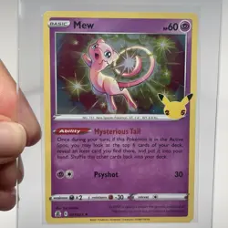 Mew 11/25 Holo Rare Celebrations 25th Anniversary Pokemon Near Mint - Image 2