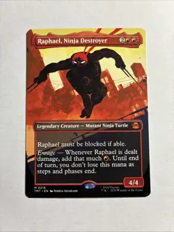 Raphael, Ninja Destroyer Borderless Teenage Mutant Ninja Turtles + Bonus Rare!!! - Image 1