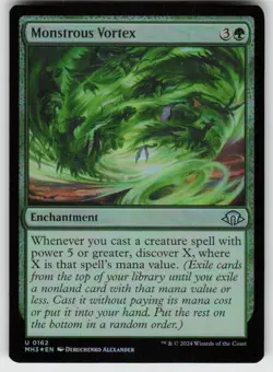 MTG - 01 Monstrous Vortex 162 U Modern Horizons 3 - Image 1