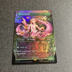Elvish Mystic (0805) (Rainbow Foil) Secret Lair Drop Foil - Image 1
