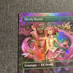 Elvish Mystic (0805) (Rainbow Foil) Secret Lair Drop Foil - Image 2