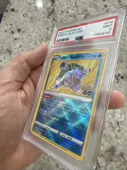 2022 POKEMON GO #018 RADIANT BLASTOISE PSA 9 - Image 4
