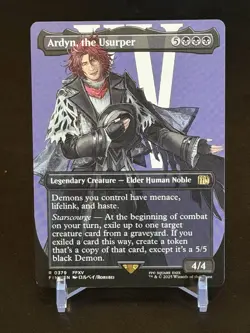 MTG Magic the Gathering FINAL FANTASY Ardyn, the Usurper 379 Borderless Rare - Image 1