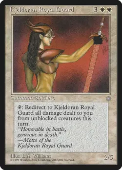 2x Kjeldoran Royal Guard Ice Age MP MTG - Image 1