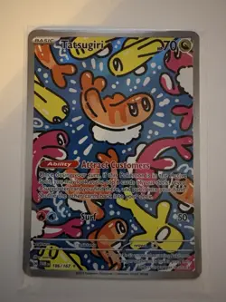 The Pokemon Company Pokemon TCG Tatsugiri 186/167 SV06 IR Holo Eng 2024 - Image 1