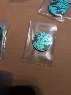 Pokemon Light Blue Oddish Mini Coin From 151 Chinese - Image 1