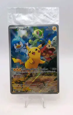 Pokemon TCG Pikachu SVP 027 Paldea Evolved Black Star Promo New Sealed - Image 1