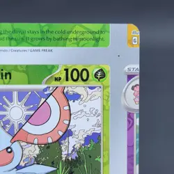 Pokemon TCG NFC Error Miscut Masquerain 007/197 Reverse Holo Obsidian Flames - Image 4