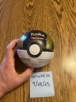 Pokemon TCG PokeBall Tin | Ultra Ball H24 | 3 Booster Packs | Sealed IN HAND - Image 1