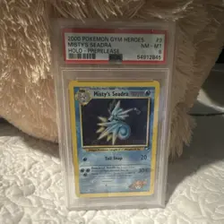 The Pokemon Company Misty's Seadra PSA 8 Wotc Promo Prerelease Holo EN #9 - Image 1