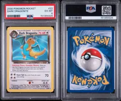 2000 POKEMON ROCKET #22 DARK DRAGONITE PSA 6 - Image 3