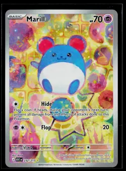 Pokemon TCG Marill 232/217 Illustration Rare Ascended Heroes Near Mint - Image 1