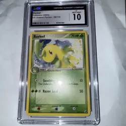Pokemon TCG Bayleef EX Unseen Forces #35 CGC 10 Gem Mint - Image 4