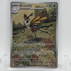 Pokemon TCG Ascended Heros Beautifly #219/217 Illustration Rare NM- - Image 1