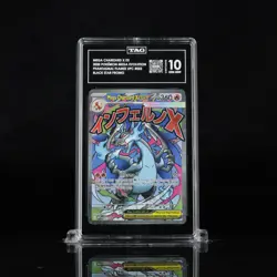 MEGA CHARIZARD X EX #023 TAG 10 POKEMON PHANTASMAL FLAMES UPC PROMO - Image 1