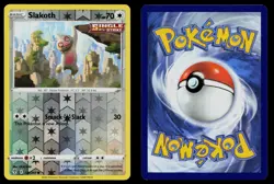 SLAKOTH 129/203 COMMON EVOLVING SKIES POKEMON REVERSE HOLO NM - Image 3
