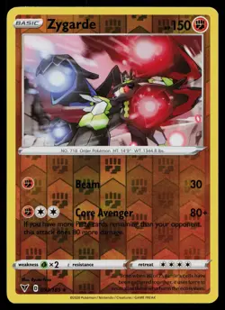 ZYGARDE 093/185 HOLO RARE VIVID VOLTAGE POKEMON REVERSE HOLO NM - Image 1