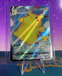 The Pokemon Company Surfing Pikachu VMAX 009/025 Holo ENG 310HP - Image 1