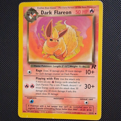 Wizards of the Coast Dark Flareon 35/82 Team Rocket Uncommon ENG 50HP - Image 1