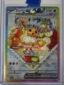 Pokemon TCG Eevee EX Promo SVP 174 Prismatic Evolutions Super Premium Collection - Image 1