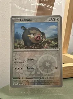 Pokemon TCG SV1 Lechonk 155/198 Pokemon Center Exclusive Stamped Promo Sealed - Image 1