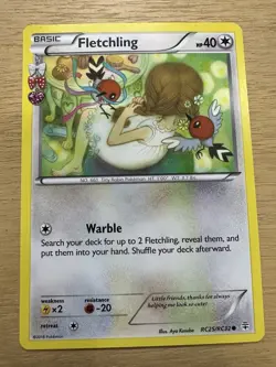 Fletchling RC25/RC32 Common Generations Pokemon NM - Image 1