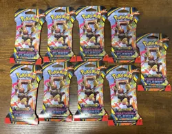 Pokemon Phantasmal Flames Sleeved Booster Pack Lot x9 Factory Sealed - Image 1
