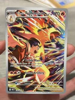 2025 Pokemon Destined Rivals Ethan's Typhlosion #190/182 - Image 1