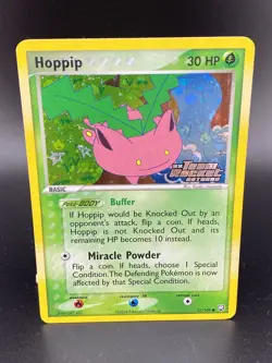 Pokemon EX Team Rocket Returns Hoppip 57/109 Reverse Holo Near Mint - Image 1