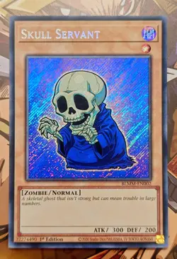 Skull Servant (Secret Rare) - BLMM-EN002 - Yu-Gi-Oh TCG - Image 1
