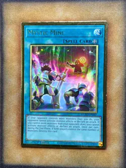 Yugioh Mystic Mine MGED-EN047 Gold Rare 1st Ed NM - Image 1