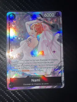 Carte One Piece Card Game OP15-086 SR ★ Nami ALT Foil [FR] TCG OP15 Near Mint - Image 1