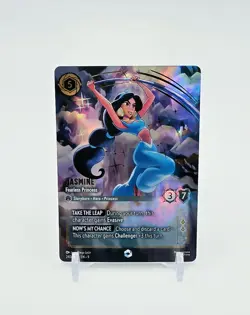 Jasmine - Fearless Princess Enchanted Holo Disney Lorcana TCG Fabled 240/204 - Image 1
