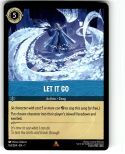 Let It Go 163/204 The First Chapter Regular Disney Lorcana TCG - Image 1