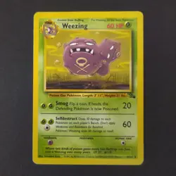 Pokemon Card WOTC 1999: Weezing 45/62 - Fossil Set - Image 1
