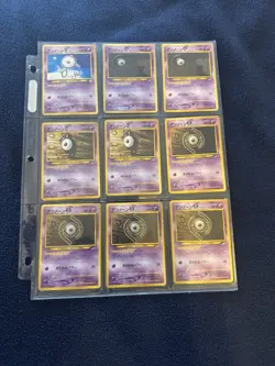 Vintage Japanese Pokemon Card Lot - 23 Diff Unown - Neo Discovery 2 - Image 3