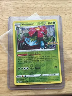 VENUSAUR 003/078 Reverse Holo Rare Pokemon Go Pokemon Card Near Mint - Image 1