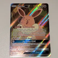 Pokemon Eevee GX SM233 SM Promo Holo 160 HP Basic Q-Rais Card - Image 1