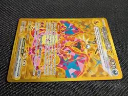 Pokemon TCG Gold Charizard Holo Card 228/197 Obsidian Flames - Image 3