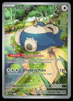 Snorlax 051 Holo Scarlet & Violet 151 Promo Pokemon Card - Image 1