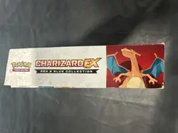 Pokemon Charizard EX Red & Blue Collection Box - OPENED- Please Read Description - Image 4
