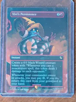 Vivi's Persistence Foil Magic The Gathering Eng FFIX 2023 #0458 MTG FIC - Image 1