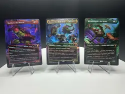 Raphael Michelangelo Heroes in a Half Shell Borderless Foil TMNT MTG NM Lot - Image 1